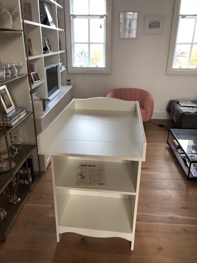 solgul ikea changing table